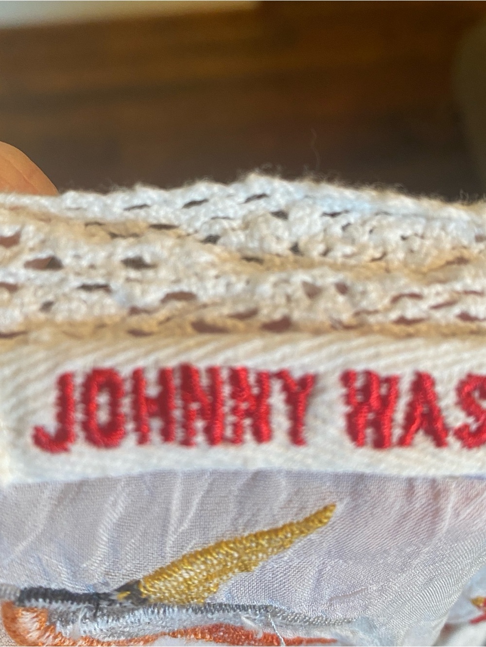 Johnny Was • Helen Embroidered Zebra Boho Button Front Top • White • Sz S - Picture 8 of 8